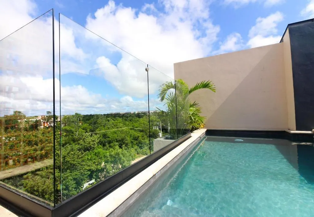 One-Room Apart Rooftop-Tulum Pueblo 0*,